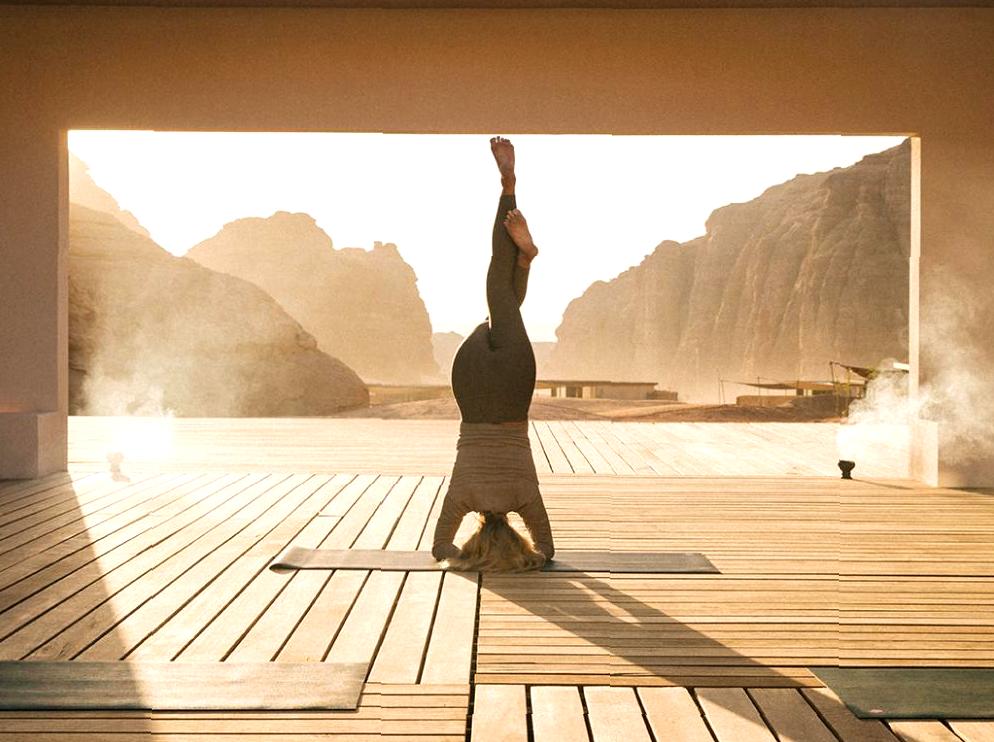 Recharge your spirit at a desert yoga getaway.